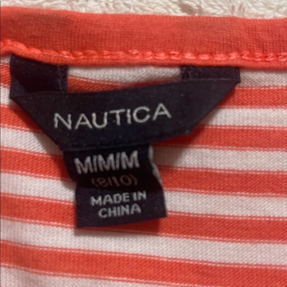 Striped Orange Kids Dress